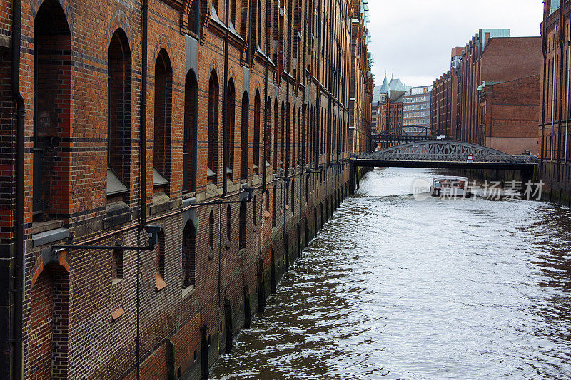 Speicherstadt，建筑外部的建筑