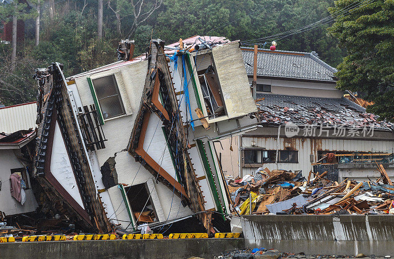 破坏风景的东日本大地震灾害
