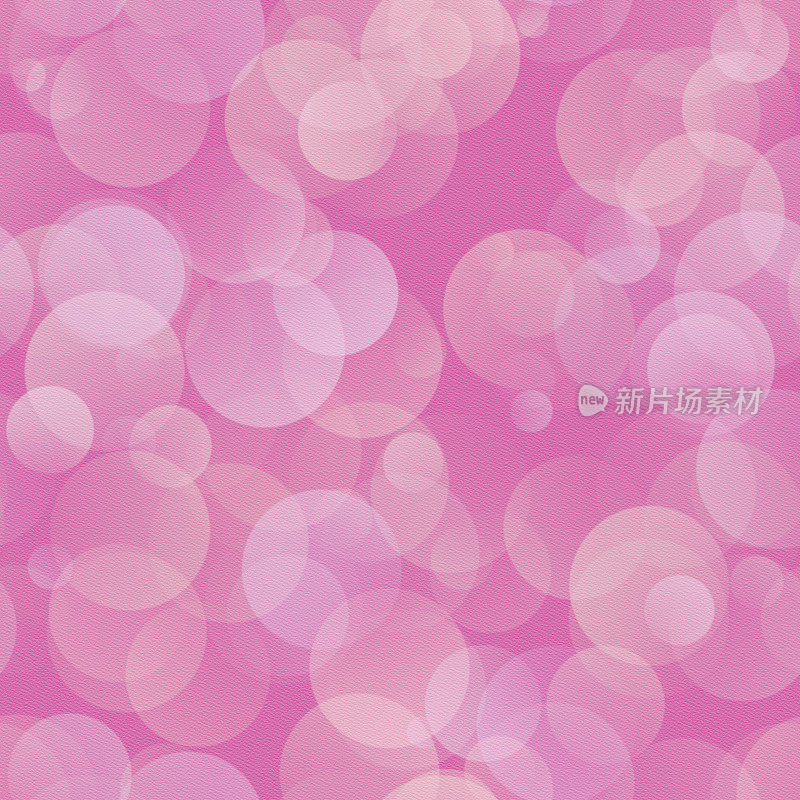 粉红色纸，半透明的圆形无缝图案