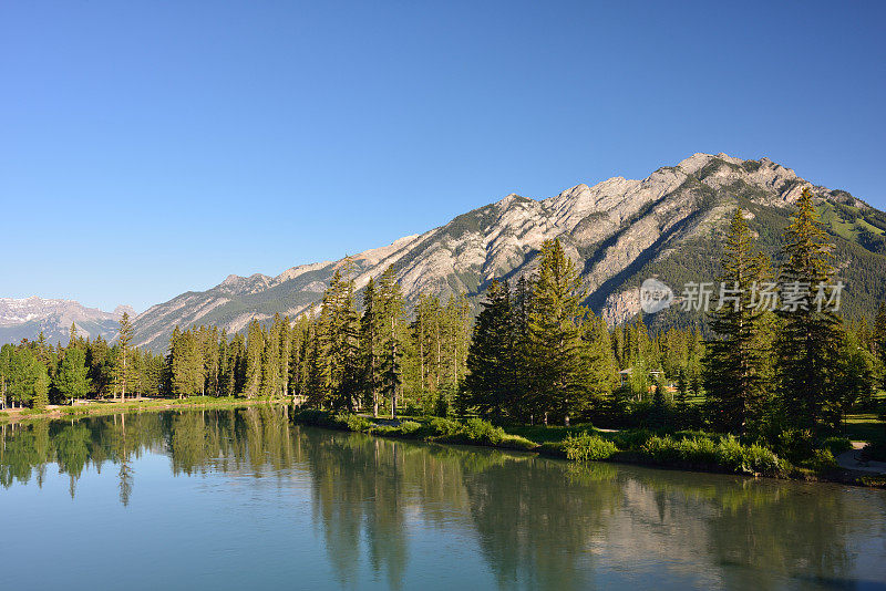 班夫的山景