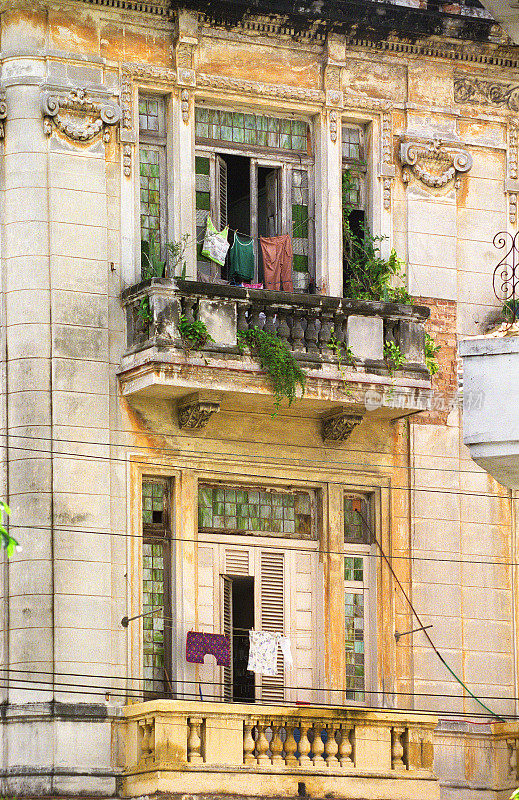 哈瓦那的旧建筑