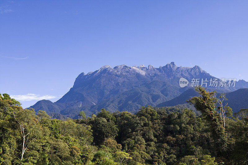 基纳巴卢山，最高的山，沙巴州，婆罗洲