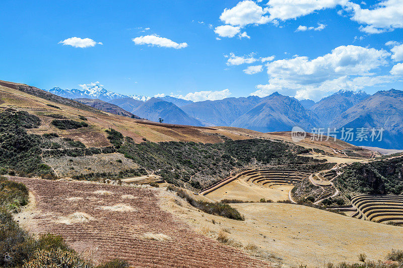 秘鲁马里的古印加圆形梯田