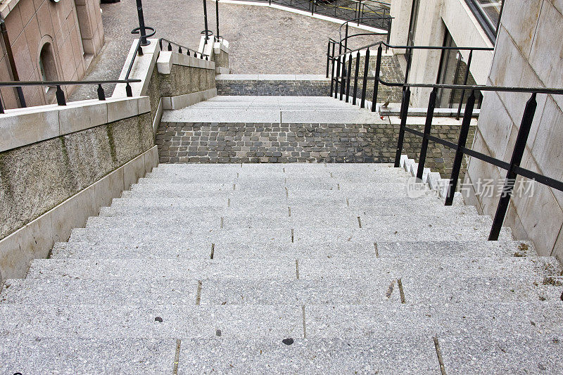 日内瓦老城区的楼梯