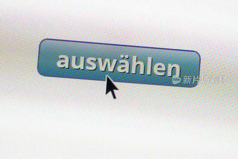 Auswählen德语网页按钮