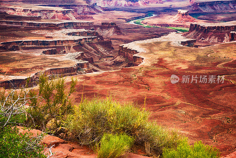 犹他州峡谷景观