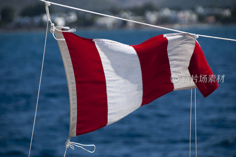 帆船比赛取消会旗