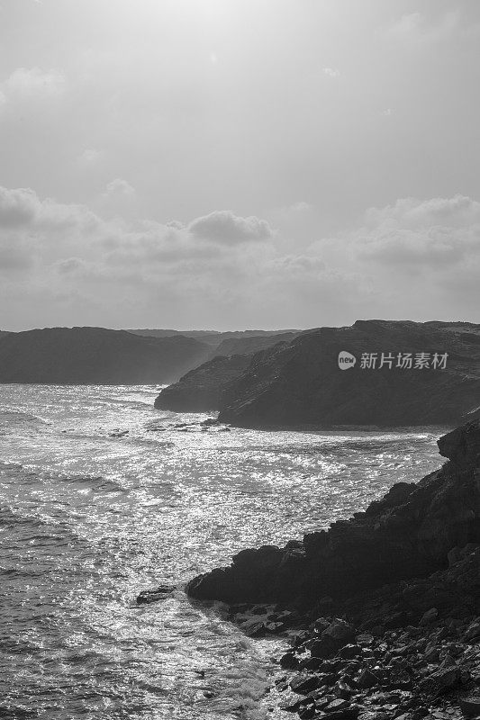 地中海岩石-梅诺卡岛(巴利阿里群岛)