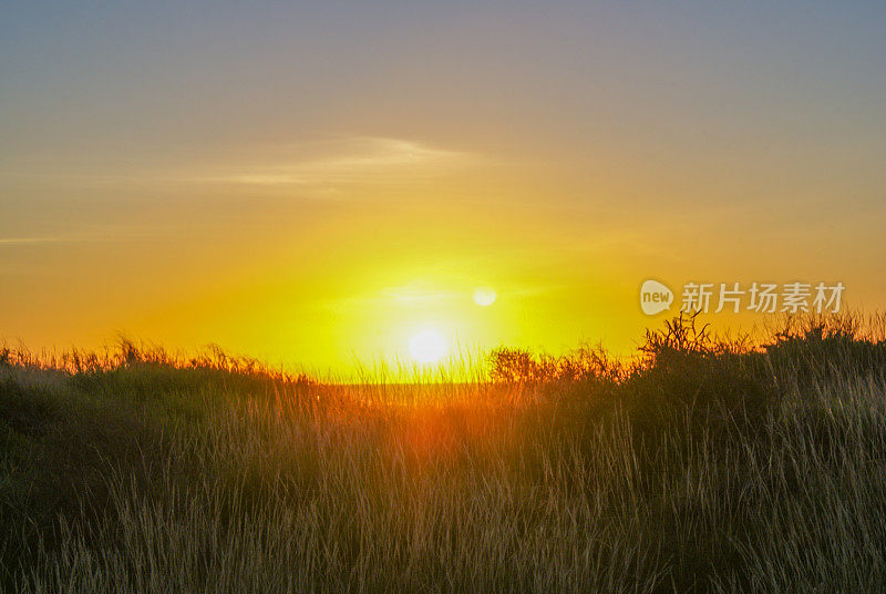 karijini国家公园的日落