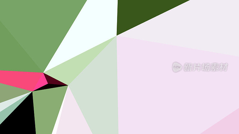 几何极简抽象的灵感来自多汁的颜色