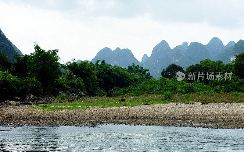 桂林山水与岩石的形成和漓江，中国