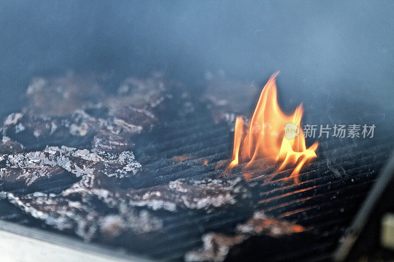 烤肉上的牛排