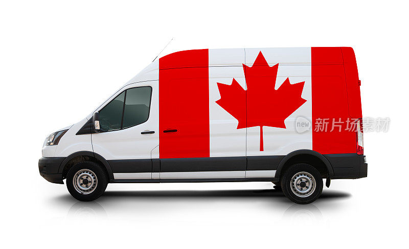 加拿大的货车配送