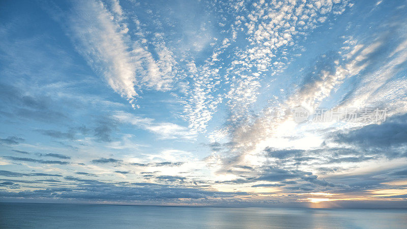 海上日落