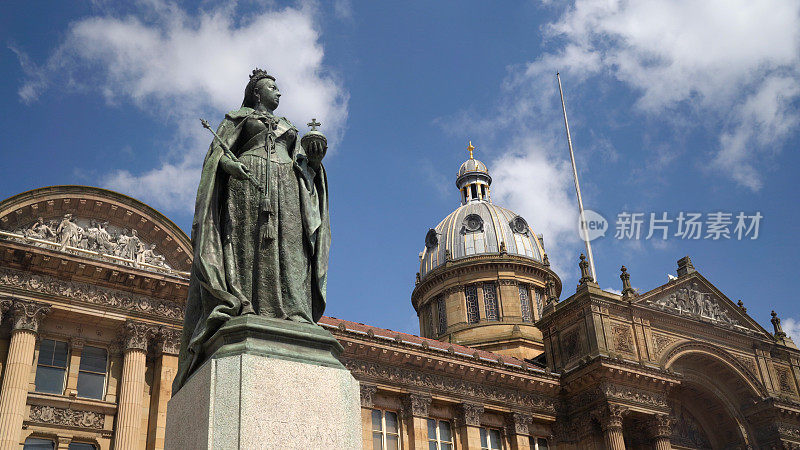 维多利亚女王雕像，英国伯明翰。