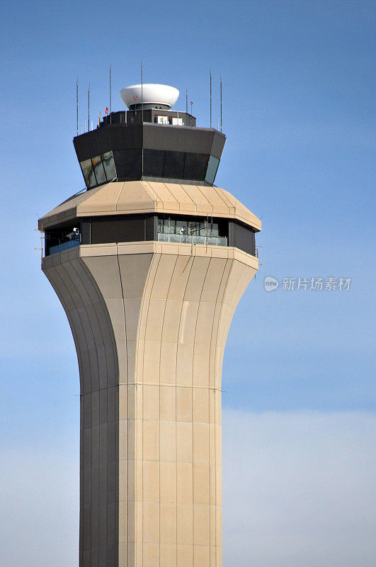 美国科罗拉多州丹佛市丹佛国际机场空中交通管制塔