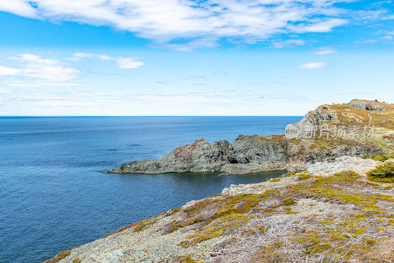 低头，保姆洞和睡眠湾小径，乌鸦头，Twillingate，加拿大