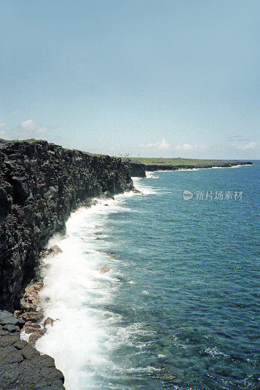 夏威夷海滩海岸线电影照片