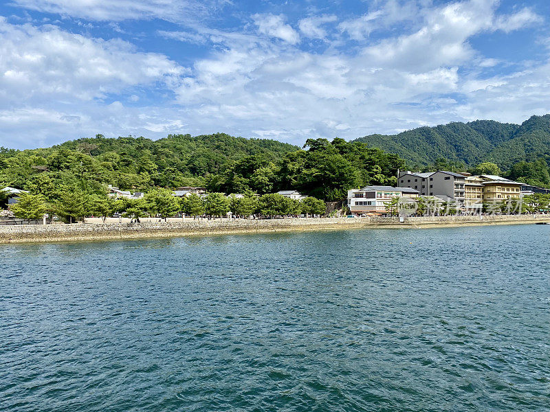 日本——广岛附近的宫岛町岛(严岛)