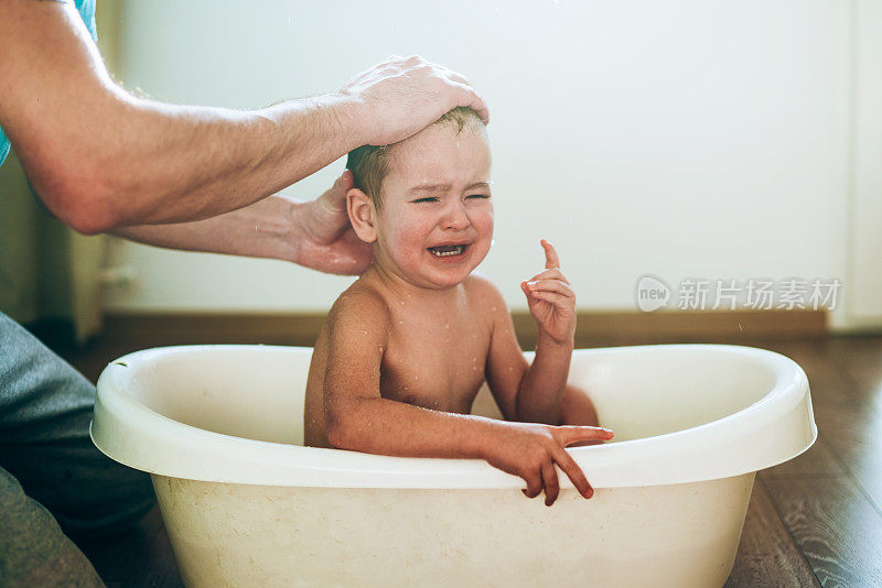 蹒跚学步的Bathtime