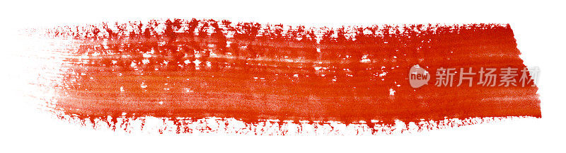 水墨水彩在纸上带红