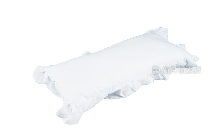 白色的枕头