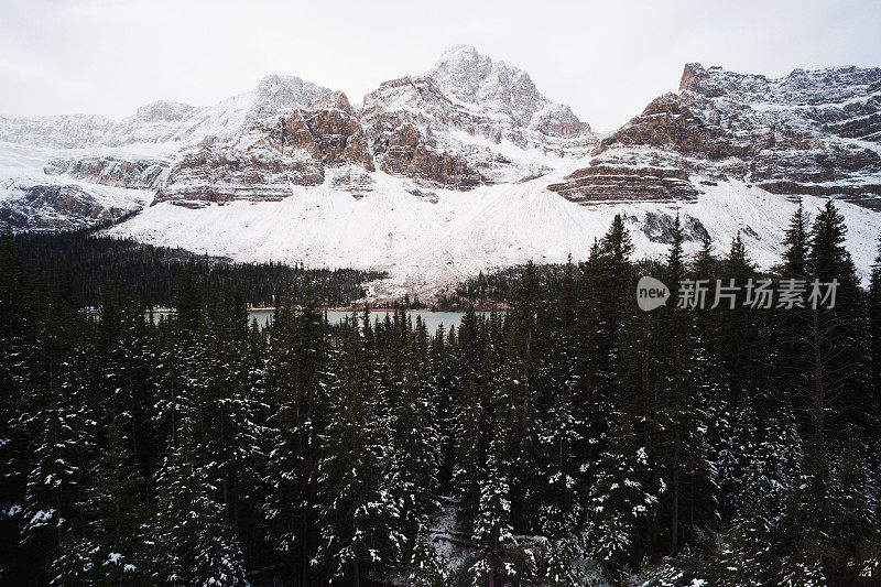 加拿大的山地景观