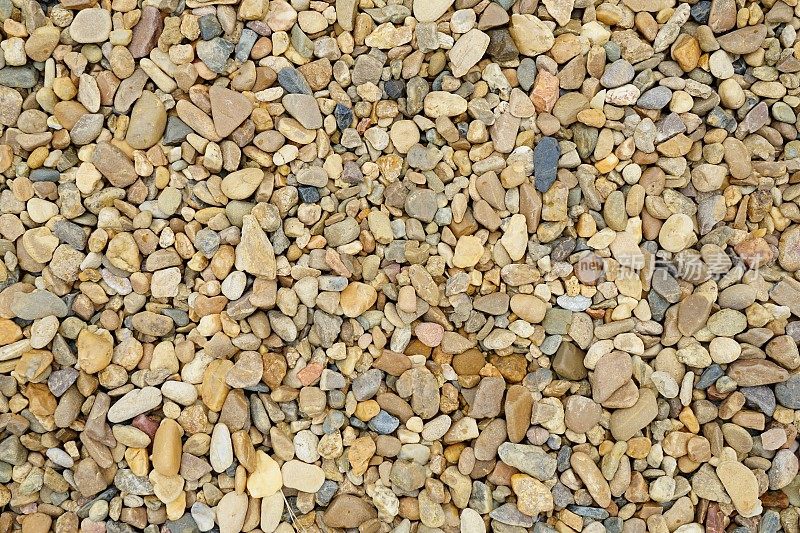 砾石岩石卵石作为背景