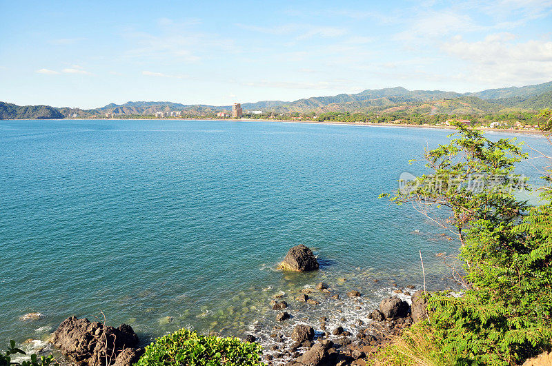 Jacó海湾和海滩，哥斯达黎加