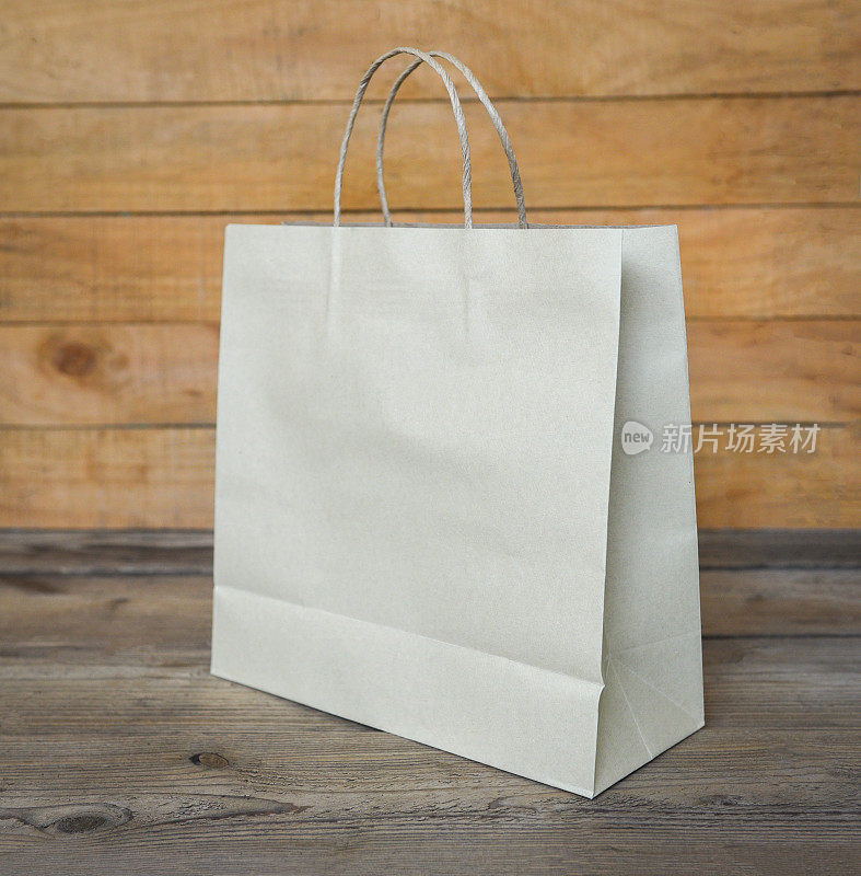 工艺纸食品包装袋，带走一次性环保包装纸购物袋