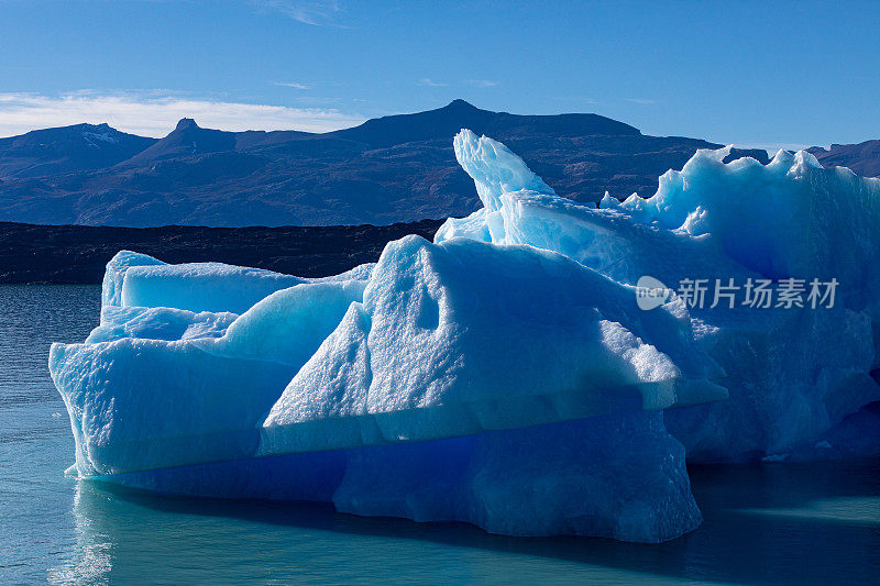 阿根廷巴塔哥尼亚的莫雷诺冰川
