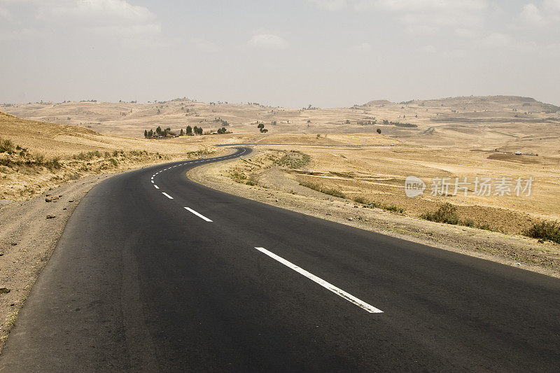 埃塞俄比亚的蜿蜒道路