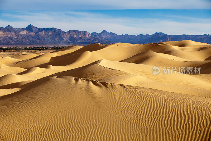 利比亚撒哈拉沙漠的Dunescape