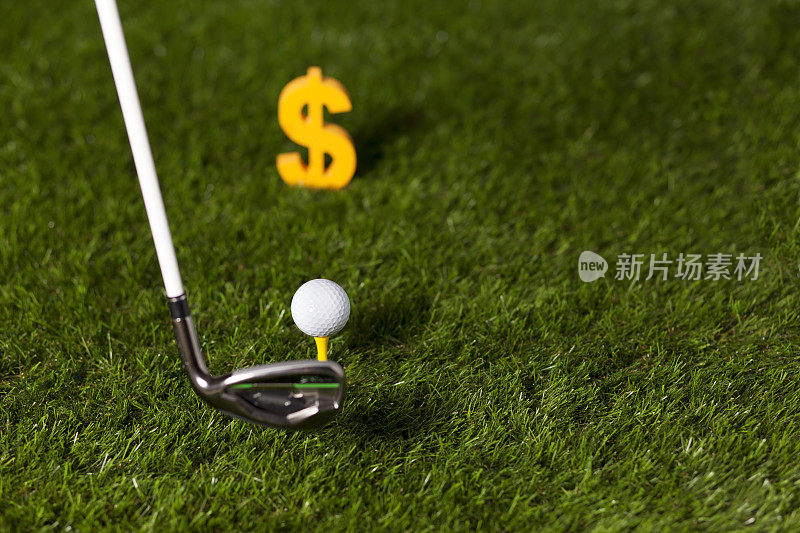 高尔夫球和金钱