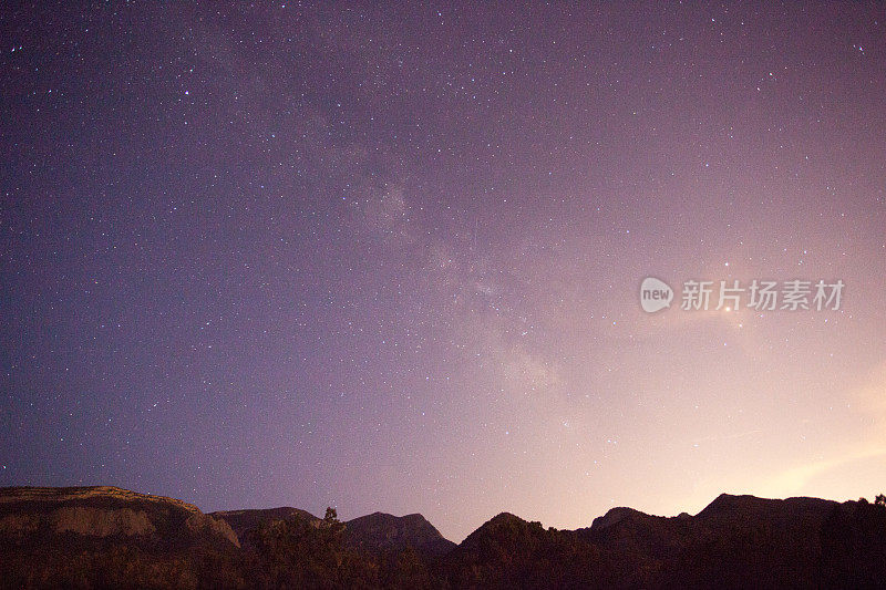 夜空自然灵感景观