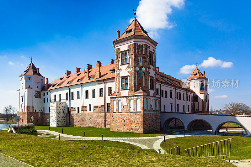 白俄罗斯米尔的中世纪城堡