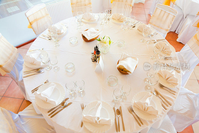 婚礼装饰桌子