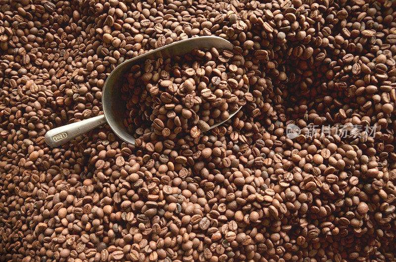 旋转咖啡豆