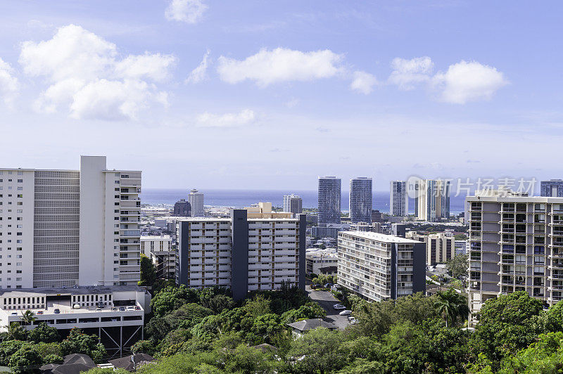 夏威夷檀香山市区