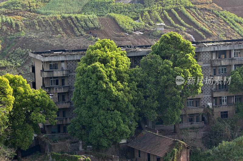 中国四川省的乡村景观