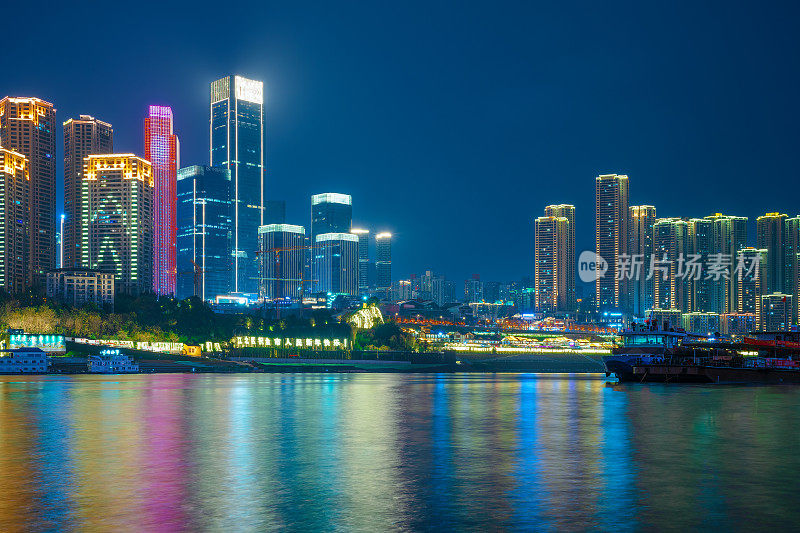 重庆河滨夜景