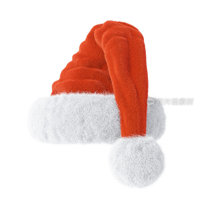 圣诞老人帽子3D图标
