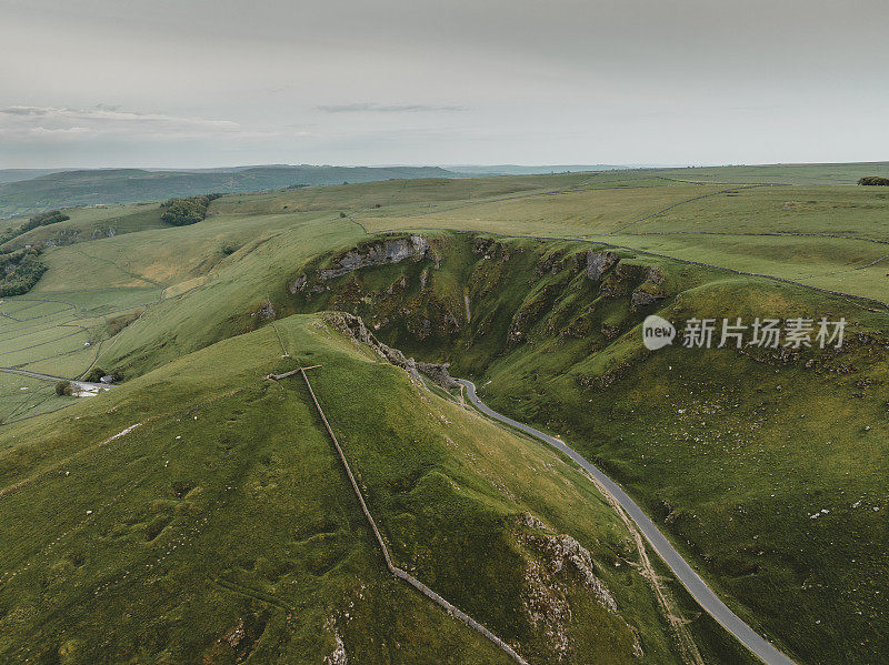 温纳茨山口，峰区，英格兰，英国