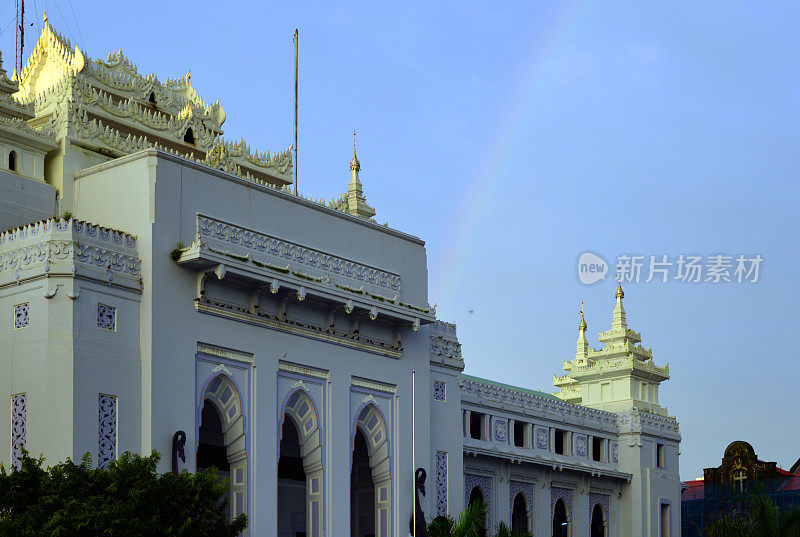 仰光市政厅(1936年)，缅甸仰光