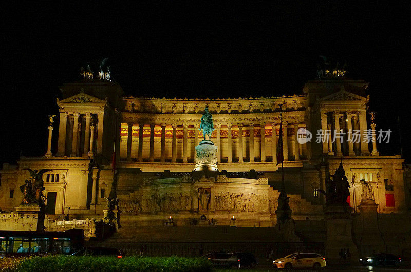 意大利议会夜景
