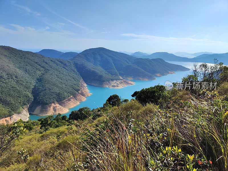 香港西贡东郊野公园高岛水塘景观