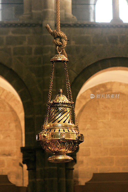 《博塔富梅罗》，悬挂在圣地亚哥德孔波斯特拉大教堂