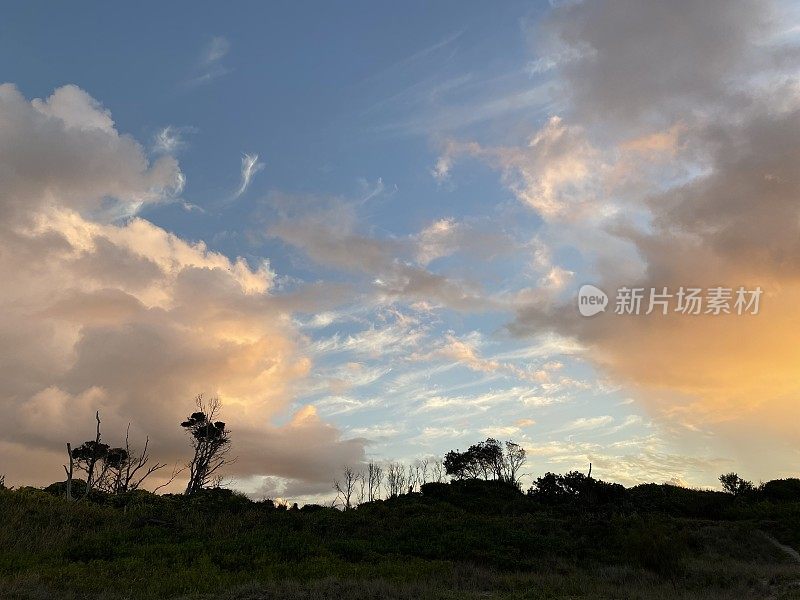 拜伦湾海岸日落