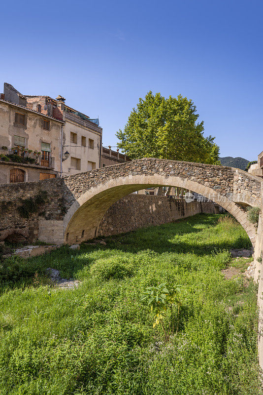 Porrera石桥位于加泰罗尼亚塔拉戈纳的Priorat地区