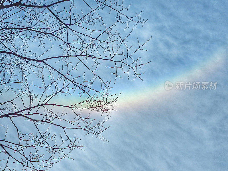 天空中的彩虹